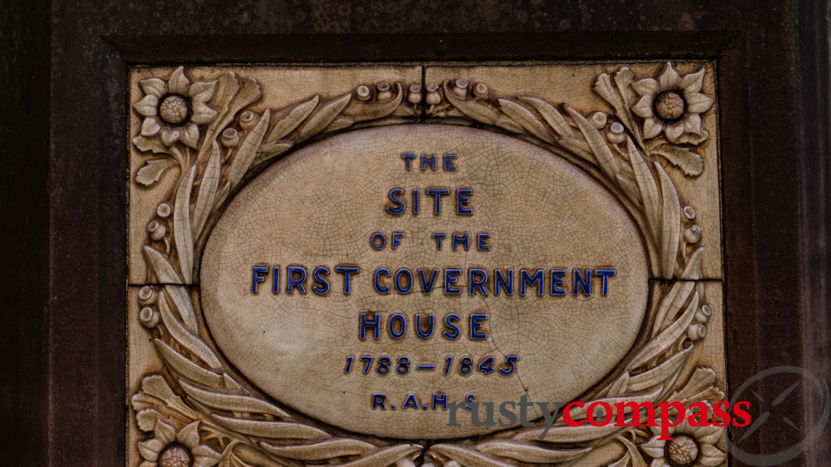 First Government House - 1788 First Government House - 1788